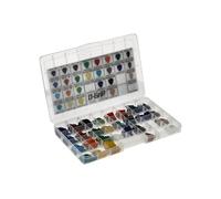 D-Grip Plectrum - Janicek Nylon Picks - Assortment Box Standard 351, Jazz A, Jazz B, Jazz C, Balkan - 560 pieces - 28 x 20 pieces - All types - All thicknesses - Made in Czechia