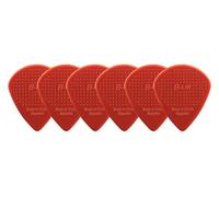 D-Grip plectrum/pick, Jazz B medium shape, 1.18 mm, red, 6 pieces