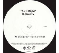 D-Groovy - Do It Right - D-Groovy 12"
