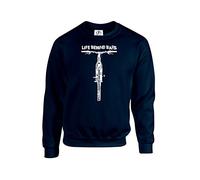 D&H Life Behind Bars Bike Cycling Bicycle Mountain Road Gift Fitness Gym Wear Motivation Top Unisex Top Swag Dope Jumper Sweatshirt Sweater Pullover Unisex Navy