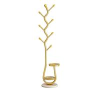 d Hall Tree with Sto - Space-Saving Coat Rack for Entryway, Foyer, Corridor, Bedroom, Living Room - Slish Double Layer Design