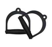 D Handle Cable Attachment - 6.10x6.69in Heavy Duty Fitness Equipment | 2 Pieces nylon Pulley System Attachment Grips For Bicep Curls Back Training Resistance Bands Trainer Athletes Bodybuilders