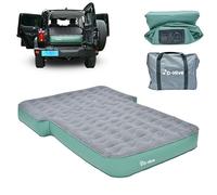 D-Hive Full Size SUV Air Mattress, Easy to Install with Built-In Pump, Quick Inflation, Anti-Deflate, Fits 2 People, Green