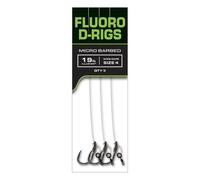 D hook rig assembly Fox Fluoro (x3) Argenté Taille 6