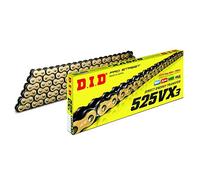 D.I.D chaine de tranmission 525 vx3 or/noir 118 maillons