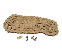 D.I.D DID (520ERT3-120 Gold 120 Link High Performance ERT3 Series Non-O-Ring Racing Chain with Connecting Link