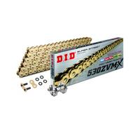 D.I.D Super Heavy Duty Drive Gold Chain - 530 Pitch ZVMX (120 Links)