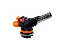 D.I.L Blow Torch, Adjustable Jet Flame, 950°C, Stainless Steel, Silver and Black, for BBQ, Cooking, Soldering, DIY, Camping, Compatible with Standard Butane Gas Canisters (Blow Torch only B)