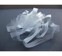 "D.I.Y" 1/4" Clear Elastic, 100% Thermoplastic Polyurethane, Small Packaging by Anytape Korea, 10 Yard, 30 Yard, and 500 Yard Packaging Available (1/4" Clear 10 Yard)