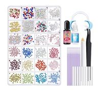 D-I-Y Tooth Gem Kit, Den-tal Gem Adhesive, Teeth Spar-kle Accessory, Quick Temporary Repair, Compact and Travel-Ready, Ideal for Men and Women Use
