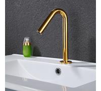 d Infrared Bathroom Basin Mixer Tap - Automatic Sensor Tap with Hot & Cold Water Battery Powered Modern Design for Bathroom Sink - High Efficiency & Slish