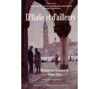 D ITALIE ET D AILLEURS: Mélanges en l'honneur de Pierre Milza