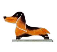 D & J Glassware Douglas The Dachshund Glass Ornament 92104