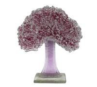 D & J Glassware Four Seasons Fused Glass Ornament Spring