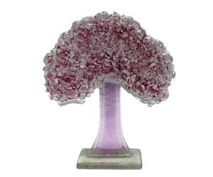 D & J Glassware Four Seasons Fused Glass Ornament Spring