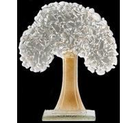 D&J Glassware Fused Glass Four Seasons Tree Collection - Winter