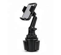 D & K Exclusives Adjustable Car Cup Holder Phone Mount - Expands to 3.2”, Fits Phones, Tablets & GPS, 360° Rotation, Universal Vehicle Cup Holder Stand