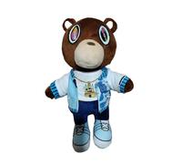 (D) Kanye Teddy Bear Plush Doll West Graduation Teddy Bear Gift Stuffed Animal Toys