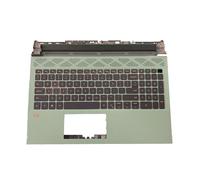 D-KXCPELE Replacement Laptop Palmrest with Backlit Keyboard for DELL G15 5510 5511 5515 Upper Case 0NY2X4 NY2X4 New (red Backlit Keyboard)