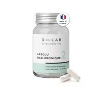 D-LAB | Hyaluronic Absolute | 28 Day Supplement | Deep Hydration, Fills Wrinkles, Bounced & Radiant Skin | Vegan