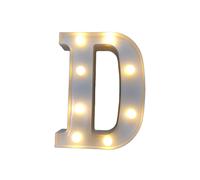(D) LED English Letter And Symbol Pattern Night Light Home Room Proposal Decor Creative Modeling Lights For Bedroom Birthday Party