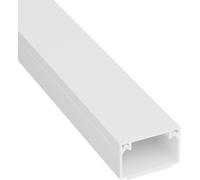 D-Line 25x16mm Cable Trunking, Self-Adhesive, Two-Piece Cable Cover, Paintable