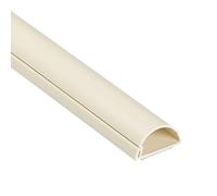 D-Line 1M3015M Mini Trunking, Electrical Cable Management Solution, Self-Adhesive Cord Cover - 30mm (W) x 15mm (H) - Magnolia (1-Meter Length)