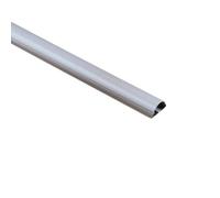 D-Line Aluminium Effect Semi-Circle Trunking Length,(W)30mm (L)2M (H)15mm