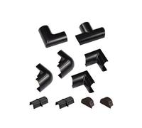 D-Line Black 10 Piece Accessory Pack (D)15mm, (W)30mm
