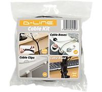 D-Line Cable Tidy Black 15 cm x 19 cm x 150 mm