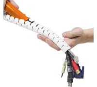 D-Line Cable Tidy Sleeve, TV Cable Management Solution, Wire Tidy to Hide, Orga