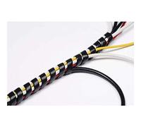 D-Line Cable Tidy Spiral Wrap 2.5m Black (Expands from 14mm to 40mm) CTW2.5B