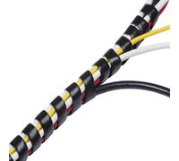D-Line Cable Tidy Spiral Wrap, CTW2.5B, Cable Management Solution to Organise C