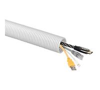 D-Line Cable Tidy Tube White 23 cm x 23 cm x 230 mm