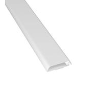 D-Line TV Cable Cover, Hide Cables on Wall, Self-Adhesive Wire Hider, Seamless Low Profile Design - 1x 60mm (W) x 15mm (H) x 1m Length - White