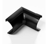 D-Line Clip-Over Maxi Internal Bend Black - Use to Join 50x25mm Trunking lengths around 90-degree inside corners - 1-Pack