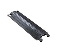 D-Line Drop Over Floor Cable Protector, 11.5T Load Limit, Single Channel Wire Cover, Cable Cavity = 45mm (W) x 20mm (H) - 765mm Length