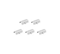 D-Line Medium Cable Raceway Connector, for use with 1.18" (W) x 0.59" (H) Cable Cover - 5-Pack, White