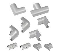 D-Line Aluminium Effect 10 Piece Accessory Pack (D)15mm, (W)30mm