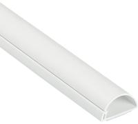 D-Line Mini Cable Trunking, Half Round Cable Cover, Paintable, Self-Adhesive Wi