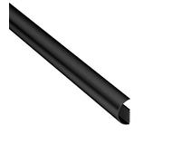 D-Line Mini CableTraC, Popular Cable Cover, Black Cable Tidy Solution, Versatile Cable Management Solution - 30mm (W) x 15mm (H) x 1-Meter (L) - Black