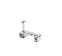 D-Line Safe-D Metal Twin and Earth Clip, Holds 1x 6mm T&E cable, Fir Comply with 18th Edition Wiring Regulations - Pack of 100