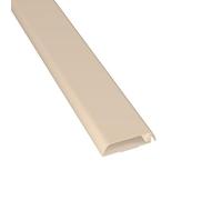 D-Line Cable Trunking, Wire Cover for Wall, TV Cable Tidy, Self-Adhesive, Hinged One-Piece Design - Magnolia, 60 mm (W) x 15 mm (H) x 40 cm Length