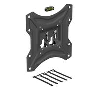 D-Line TV Wall Bracket for 23-50 Inch TVs, Ultra Low Profile TV Bracket with Spirit Level, Slim Flat to Wall TV Mount - VESA 75x75mm - 200x200mm, Holds up to 25kg