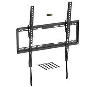 D-Line TV Wall Bracket for 32-70 Inch TVs, Low Profile Tilting TV Wall Bracket with Spirit Level, Slim Tilt TV Mount - VESA 200x200mm - 400x400mm, Holds up to 50kg