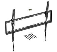 D-Line TV Wall Bracket for 50-85 Inch TVs, Low Profile Tilting TV Wall Bracket with Spirit Level, Slim Tilt TV Mount - VESA 200x200mm - 600x400mm, Holds up to 50kg