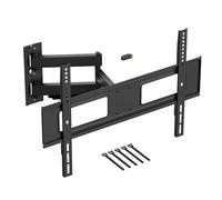 D-Line TV Wall Bracket for 50-85 Inch TVs, Tilt, Turn and Extend TV Wall Bracket with Spirit Level, Full Motion TV Mount - VESA 200x200mm - 600x400mm, Holds up to 50kg