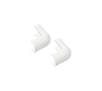 D-Line White 20mm X 10mm External 90° Trunking Angle, Pack Of 2