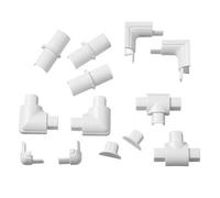 D-Line White Micro Trunking Kit (D)8mm