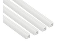 D-Line White Quarter-Circle Decorative Trunking, Pack Of 4